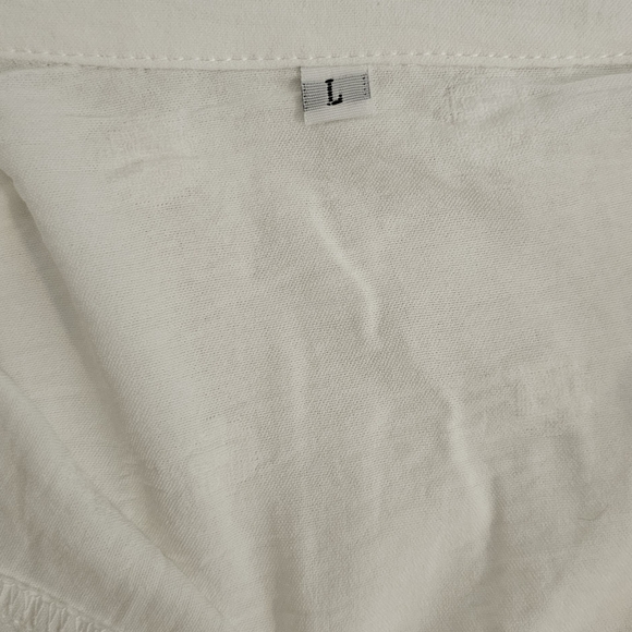 White Polka Dot Tunic Swimsuit Cover-up - Picture 5 of 7